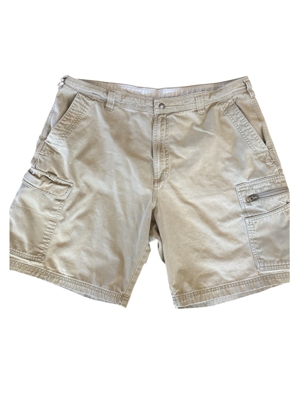 Columbia Tan Cargo‎ Shorts 100% Cotton Size 38